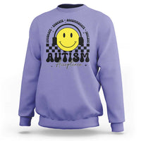 Autism Acceptance Sweatshirt Advocate Educate Accomodate Include Special Education
