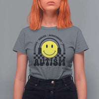Autism Acceptance T Shirt For Women Advocate Educate Accomodate Include Special Education