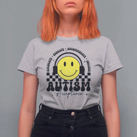 Autism Acceptance T Shirt For Women Advocate Educate Accomodate Include Special Education