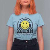 Autism Acceptance T Shirt For Women Advocate Educate Accomodate Include Special Education