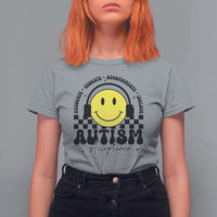Autism Acceptance T Shirt For Women Advocate Educate Accomodate Include Special Education