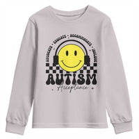 Autism Acceptance Youth Sweatshirt Advocate Educate Accomodate Include Special Education