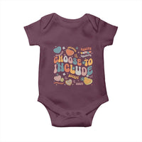 Autism Acceptance Baby Onesie Choose To Include Inclusion Matters
