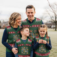 Autism Acceptance V-Neck Knit Sweater Vest Choose To Include Inclusion Matters - Wonder Print Shop