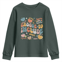 Autism Acceptance Youth Sweatshirt Choose To Include Inclusion Matters