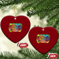 Autism Acceptance Ceramic Ornament Accept Understand Love Autistic Support - Wonder Print Shop