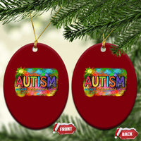 Autism Acceptance Ceramic Ornament Accept Understand Love Autistic Support - Wonder Print Shop