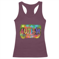 Autism Acceptance Racerback Tank Top Accept Understand Love Autistic Support