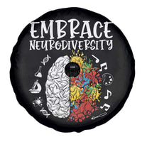 Embrace Neurodiversity Spare Tire Cover Autism Awareness ASD ADHD Acceptance