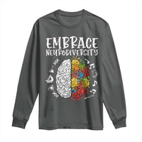 Embrace Neurodiversity Long Sleeve Shirt Autism Awareness ASD ADHD Acceptance