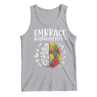 Embrace Neurodiversity Tank Top Autism Awareness ASD ADHD Acceptance