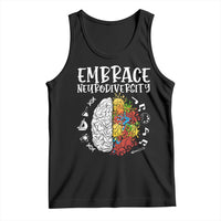 Embrace Neurodiversity Tank Top Autism Awareness ASD ADHD Acceptance