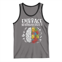 Embrace Neurodiversity Tank Top Autism Awareness ASD ADHD Acceptance