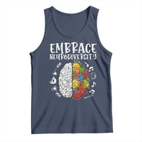 Embrace Neurodiversity Tank Top Autism Awareness ASD ADHD Acceptance