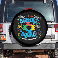 Autism Awareness Support Squad Spare Tire Cover In April We Wear Blue