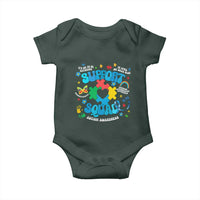 Autism Awareness Support Squad Baby Onesie In April We Wear Blue