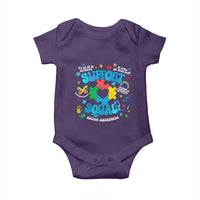 Autism Awareness Support Squad Baby Onesie In April We Wear Blue