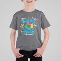 Autism Awareness Support Squad T Shirt For Kid In April We Wear Blue