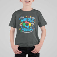Autism Awareness Support Squad T Shirt For Kid In April We Wear Blue