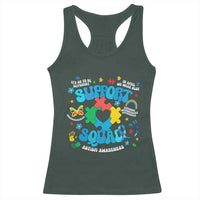 Autism Awareness Support Squad Racerback Tank Top In April We Wear Blue