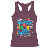 Autism Awareness Support Squad Racerback Tank Top In April We Wear Blue