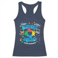 Autism Awareness Support Squad Racerback Tank Top In April We Wear Blue