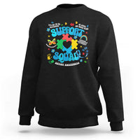 Autism Awareness Support Squad Sweatshirt In April We Wear Blue