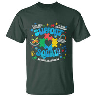 Autism Awareness Support Squad T Shirt In April We Wear Blue
