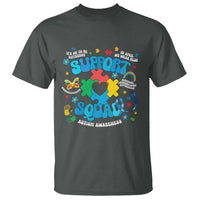 Autism Awareness Support Squad T Shirt In April We Wear Blue