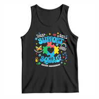 Autism Awareness Support Squad Tank Top In April We Wear Blue
