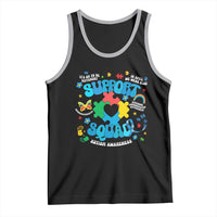 Autism Awareness Support Squad Tank Top In April We Wear Blue