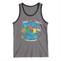 Autism Awareness Support Squad Tank Top In April We Wear Blue
