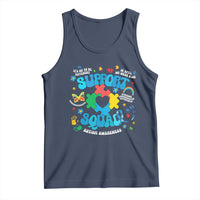 Autism Awareness Support Squad Tank Top In April We Wear Blue