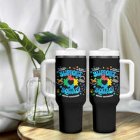 Autism Awareness Support Squad Tumbler With Handle In April We Wear Blue