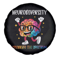 Neurodiversity Brain Spare Tire Cover Celebrate The Spectrum Autism Acceptance ASD ADHD