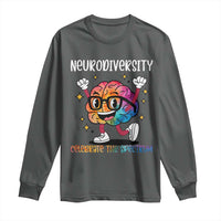 Neurodiversity Brain Long Sleeve Shirt Celebrate The Spectrum Autism Acceptance ASD ADHD