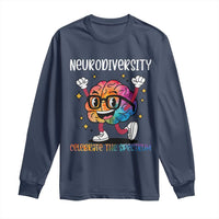 Neurodiversity Brain Long Sleeve Shirt Celebrate The Spectrum Autism Acceptance ASD ADHD