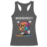 Neurodiversity Brain Racerback Tank Top Celebrate The Spectrum Autism Acceptance ASD ADHD