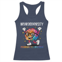 Neurodiversity Brain Racerback Tank Top Celebrate The Spectrum Autism Acceptance ASD ADHD