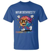 Neurodiversity Brain T Shirt Celebrate The Spectrum Autism Acceptance ASD ADHD