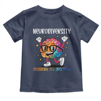 Neurodiversity Brain Toddler T Shirt Celebrate The Spectrum Autism Acceptance ASD ADHD