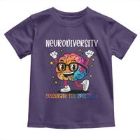 Neurodiversity Brain Toddler T Shirt Celebrate The Spectrum Autism Acceptance ASD ADHD