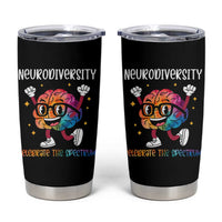 Neurodiversity Brain Tumbler Cup Celebrate The Spectrum Autism Acceptance ASD ADHD