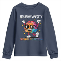 Neurodiversity Brain Youth Sweatshirt Celebrate The Spectrum Autism Acceptance ASD ADHD