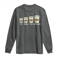 Funny Autism Mom Long Sleeve Shirt Coffee Support Autistic