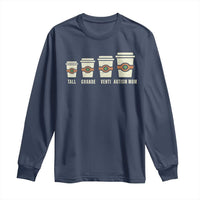 Funny Autism Mom Long Sleeve Shirt Coffee Support Autistic