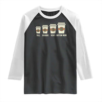 Funny Autism Mom Raglan Shirt Coffee Support Autistic