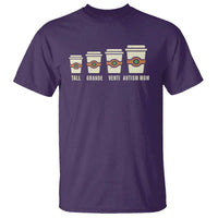 Funny Autism Mom T Shirt Coffee Support Autistic