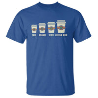 Funny Autism Mom T Shirt Coffee Support Autistic