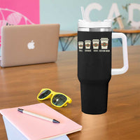 Funny Autism Mom Tumbler With Handle Coffee Support Autistic